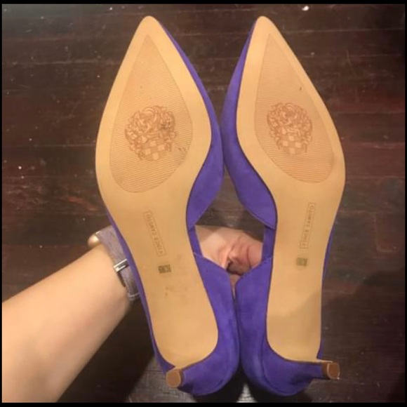 Vince camuto purple suede kitten heels - Picture 3 of 3